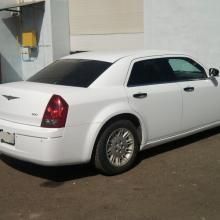 Chrysler белая матовая пленка, цвет до - черный.